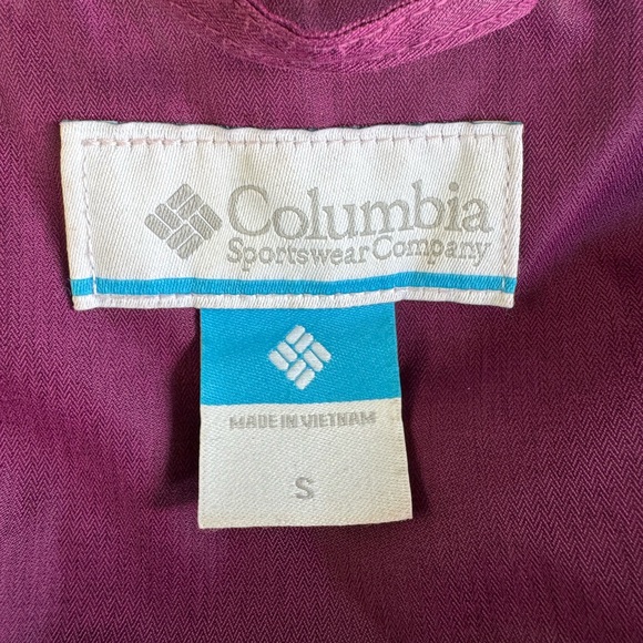 Columbia Purple Black Faux Fur Hooded Anorak Parka Winter Jacket Size Small - Picture 8 of 15